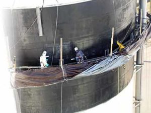 Carbon Fiber Steel Tank Repair
