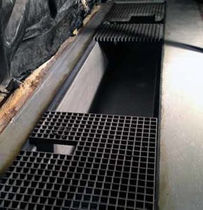 concrete trench repair with the CarbonSeal system