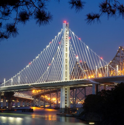 The New Bay Bridge and its impressive tower. Photo Credit: Metropolitan Transportation Commission