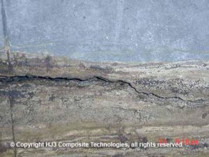 The bunker's extensive cracking threatened its structural integrity.