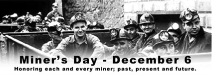 miners day banner