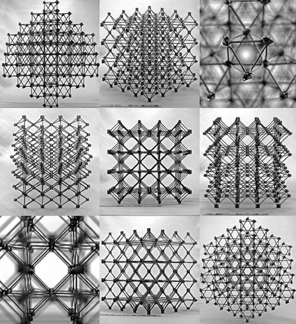  When combined together, carbon fiber "cubocts" can create infinite design possibilities. Photo credit: Extreme Tech