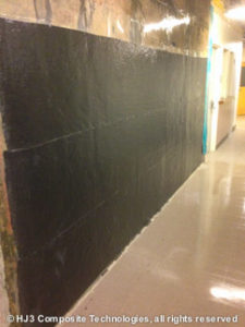 HJ3's Carbon Fiber is applied to one of the walls.