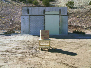 dod blast test - before