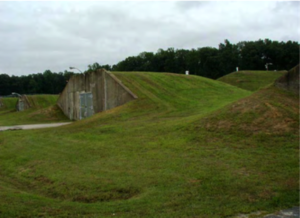A typical Earth Covered Magazine bunker. Photo Credit: US Army Corps of Engineers